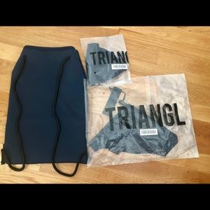 Never been worn Triangl bikini set
